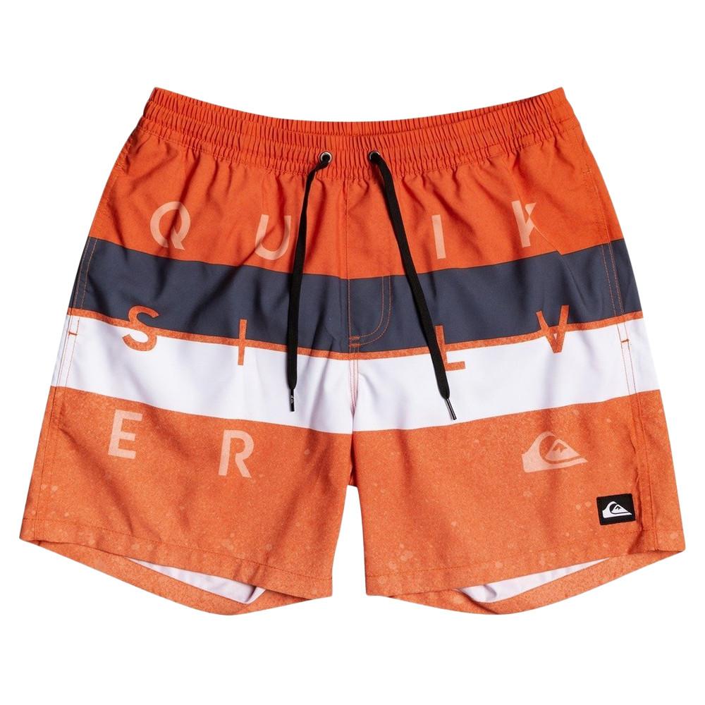 Quiksilver Short de bain Orange Garçon Quiksilver Word Block 15