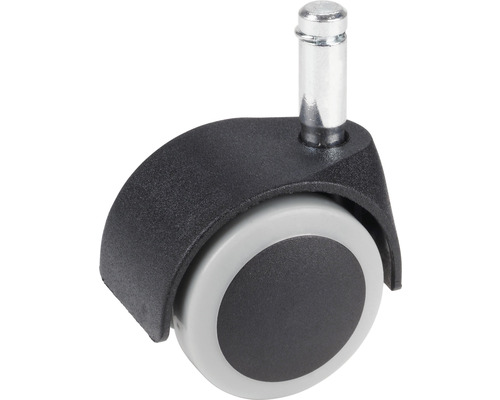 Tarrox bureaustoelwiel, tot 40 kg, 50 x 60 mm met 11 mm steel