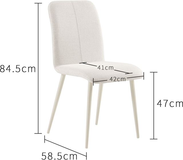 GOODproduct Essgruppe »Kryce« Set, 120 cm Esstisch + 2 Stühle + Bank, 4 Stk. tlg. Strukturstoff, robustem Metallgestell, Tischplatte aus Sinterstein