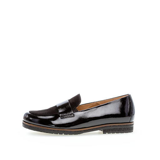 Gabor Knautsclack/Samtch Loafers, Black, 39