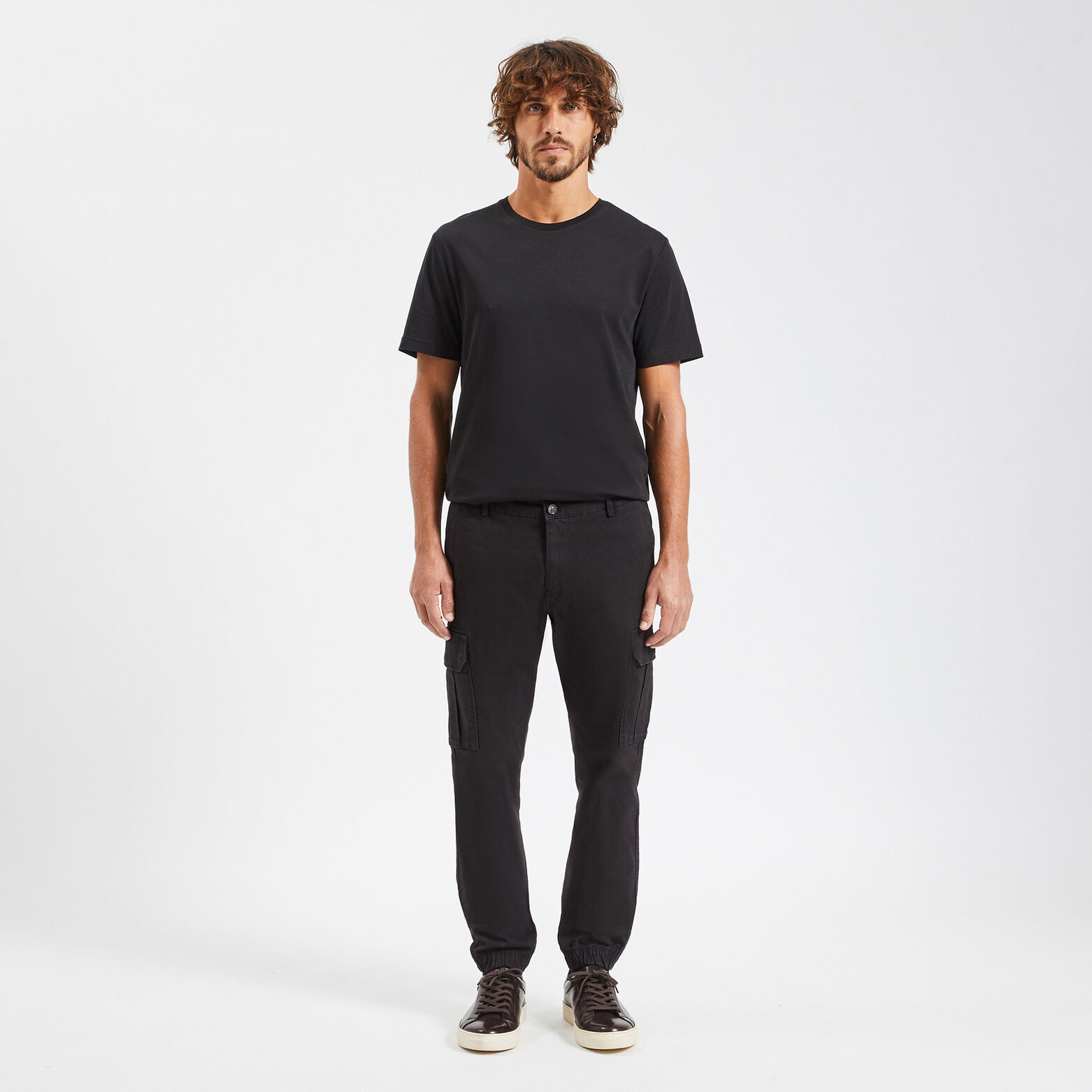 Pantalon cargo Noir