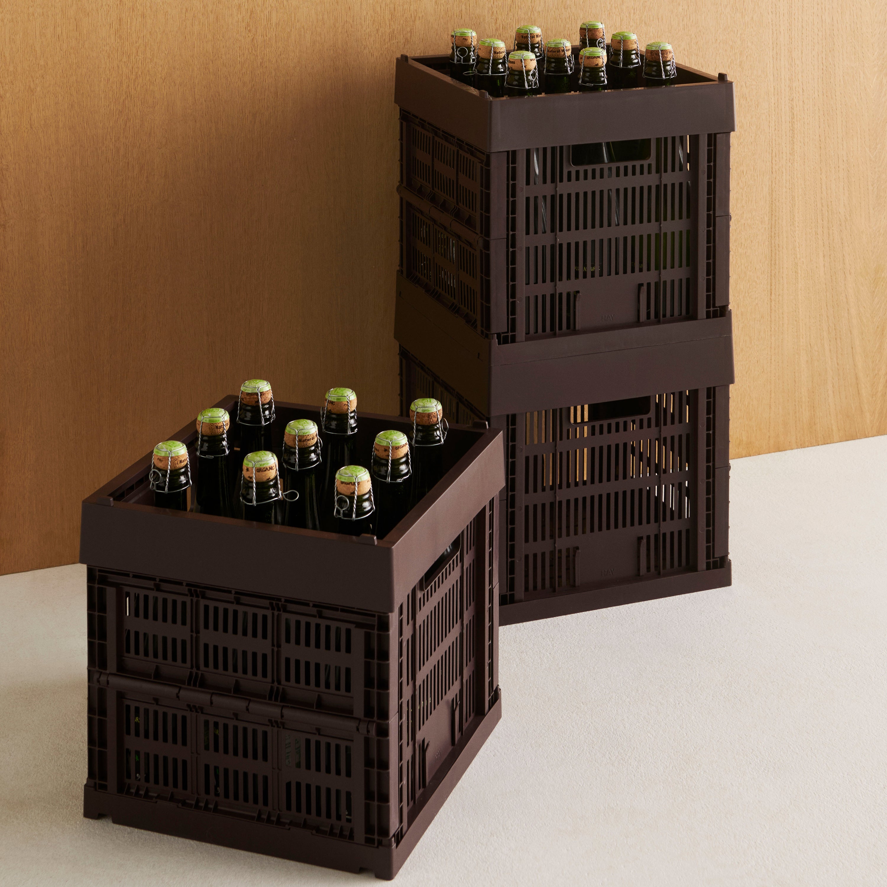 HAY Colour Crates Krat XS - Kubus - Bordeaux