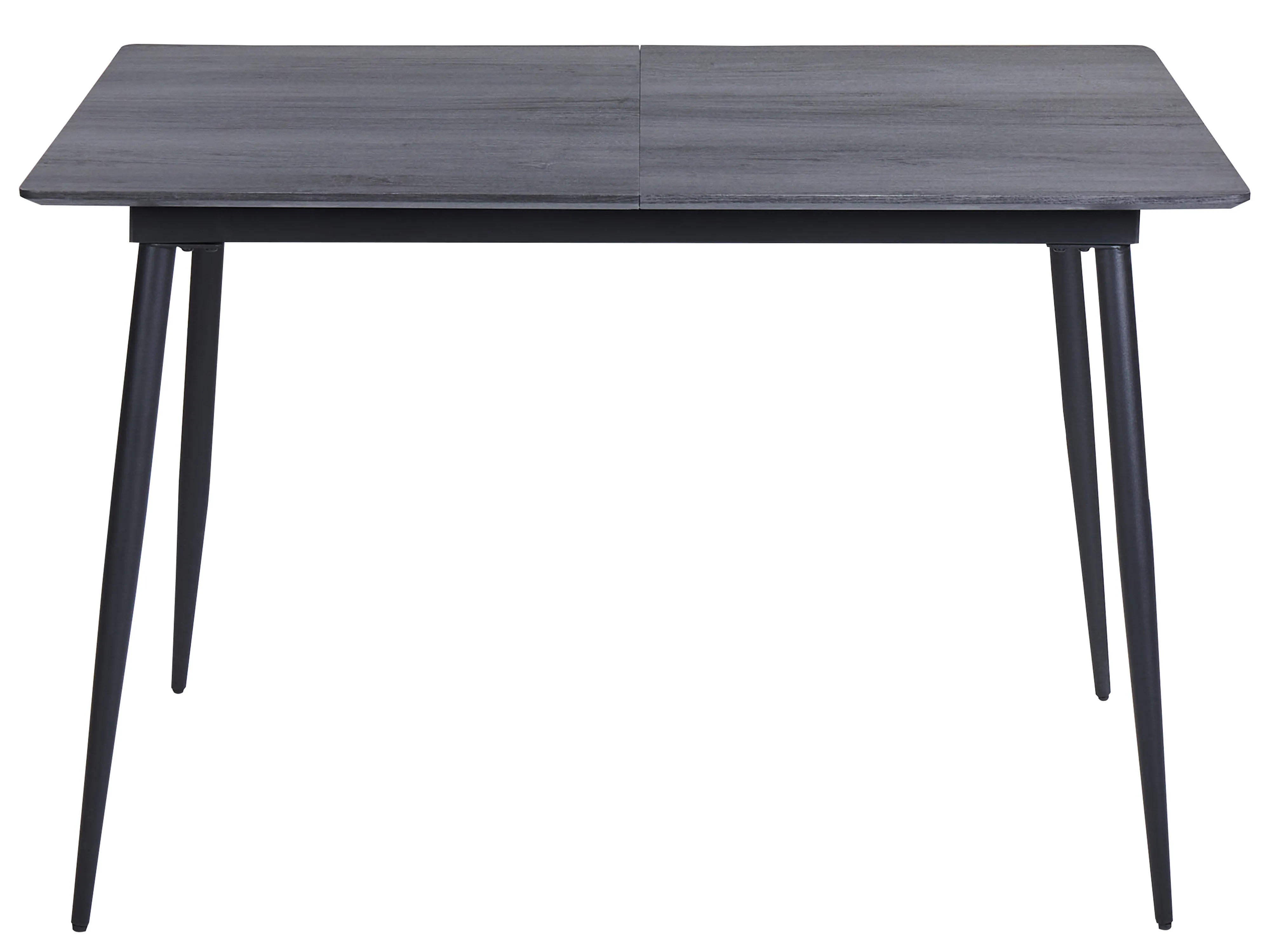 Eettafel uitschuifbaar GELANDA Grijs 80 cm 120/160 cm