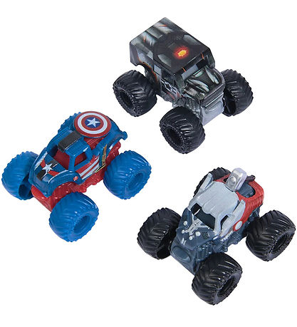 Monster Jam - 1:87 - Mini - Marvel - 3er-Pack