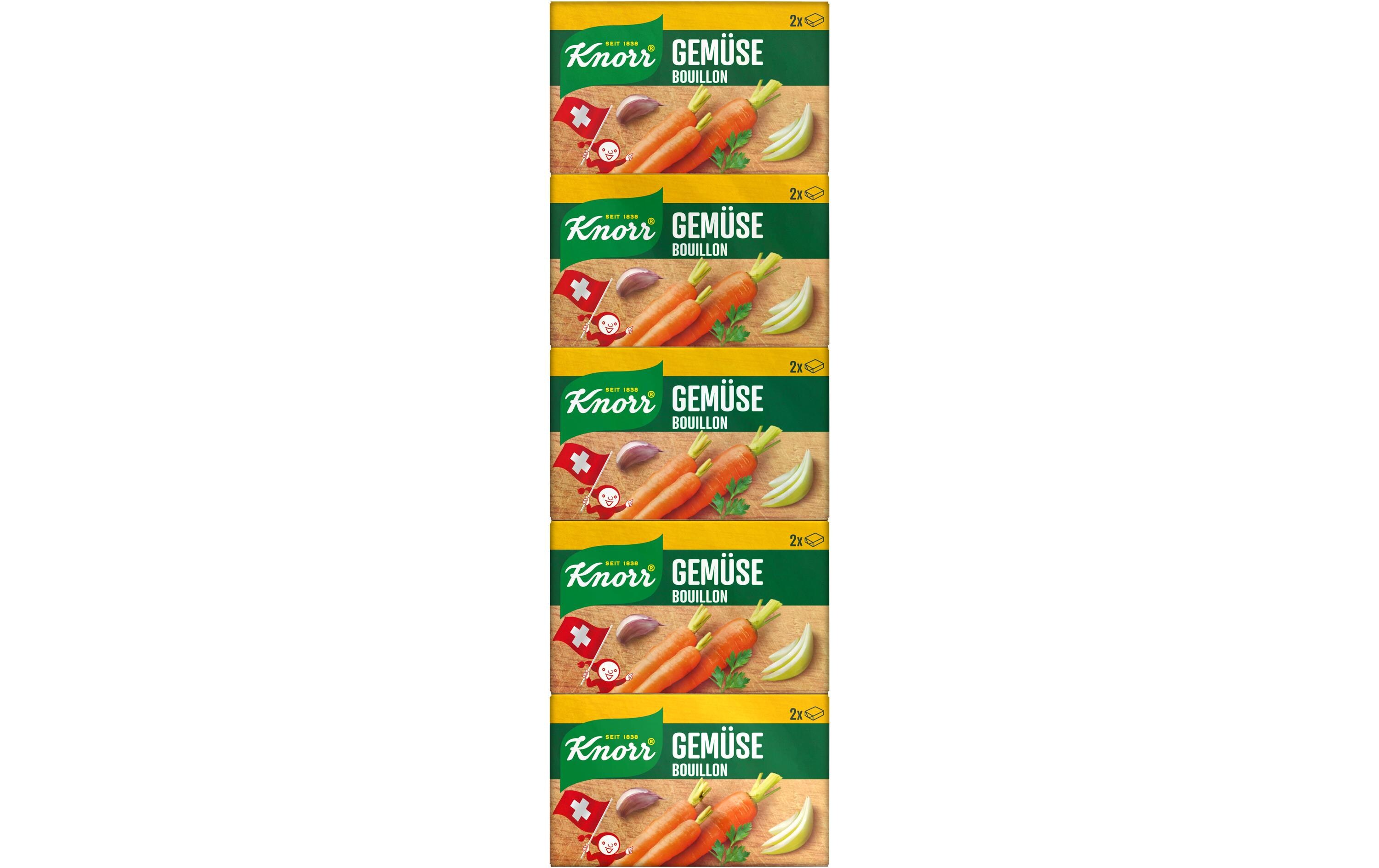 Gemüse Bouillon Stange 5 x 2 WürfelBouillonwürfel für Gemüsesuppe