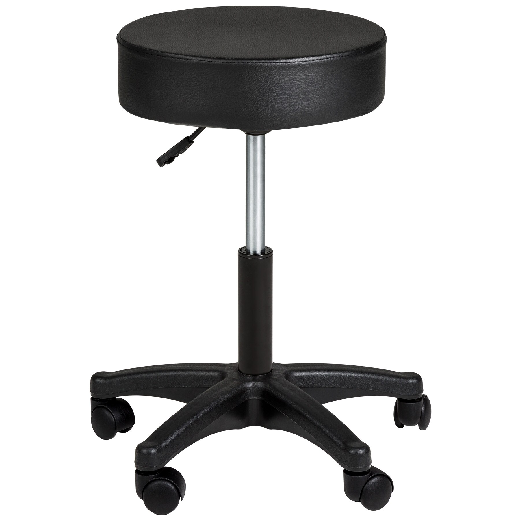 tectake® Rollhocker, höhenverstellbar und 360° drehbar, gute Polsterung, Belastbarkeit 150 kg