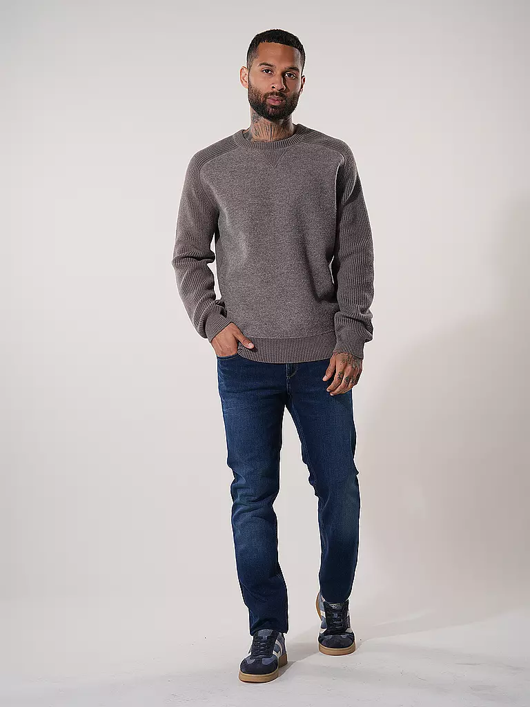 BOSS Pullover  hellbraun