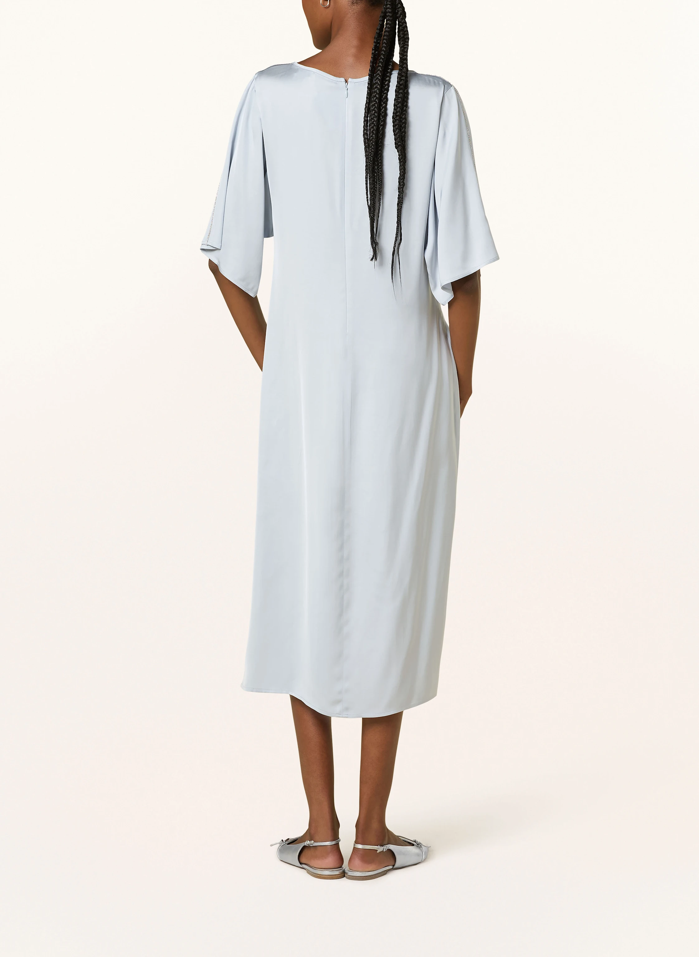 PESERICO Cocktailkleid mit Schmucksteinen