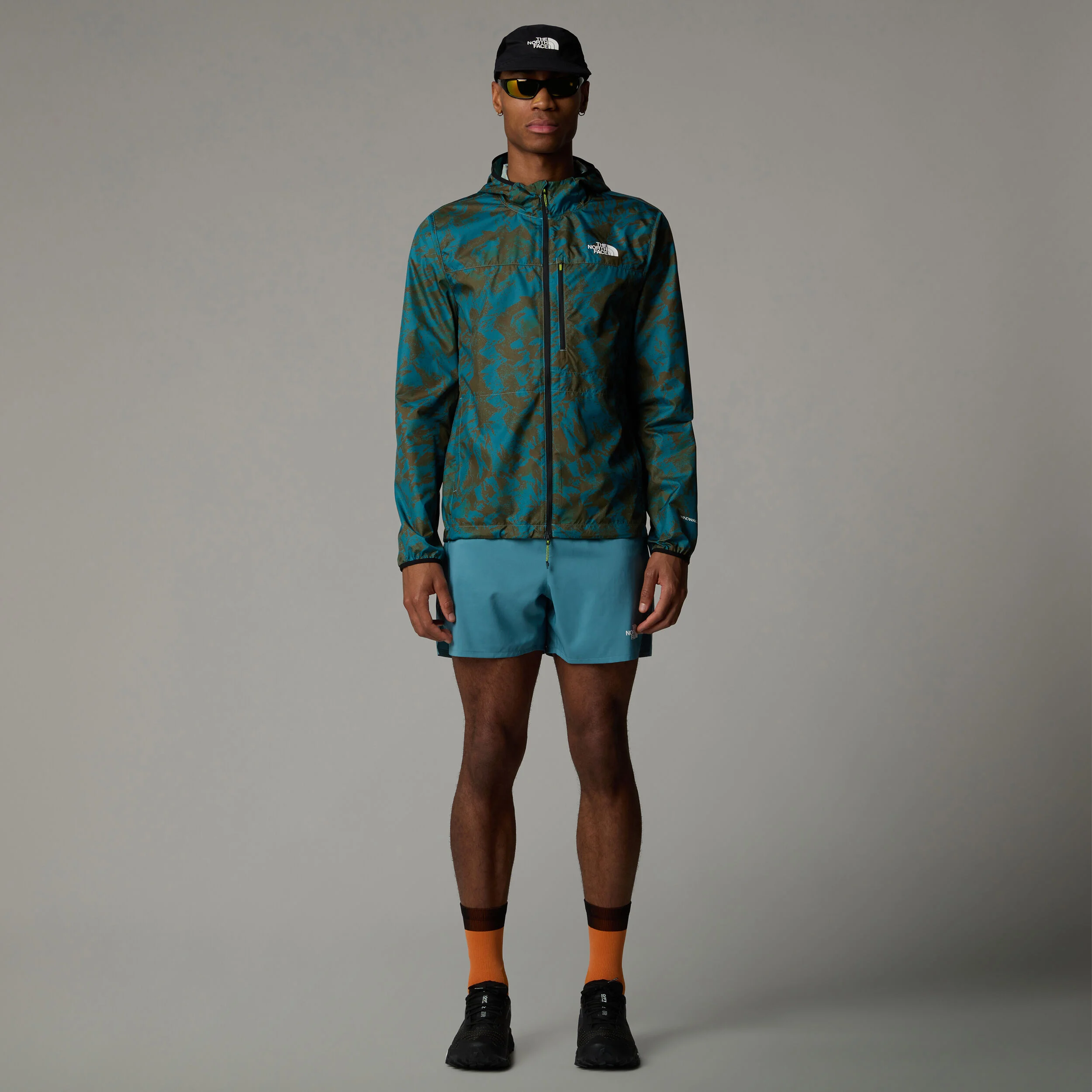 The North Face Breeze 5in Short De Running Hommes - Bleu Gris