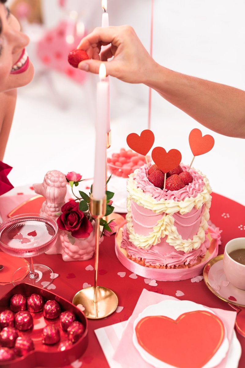 Hartjes Cupcake Toppers 11cm 6st