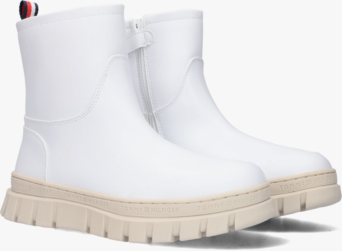 TOMMY HILFIGER witte tommy hilfiger enkelboots 32750