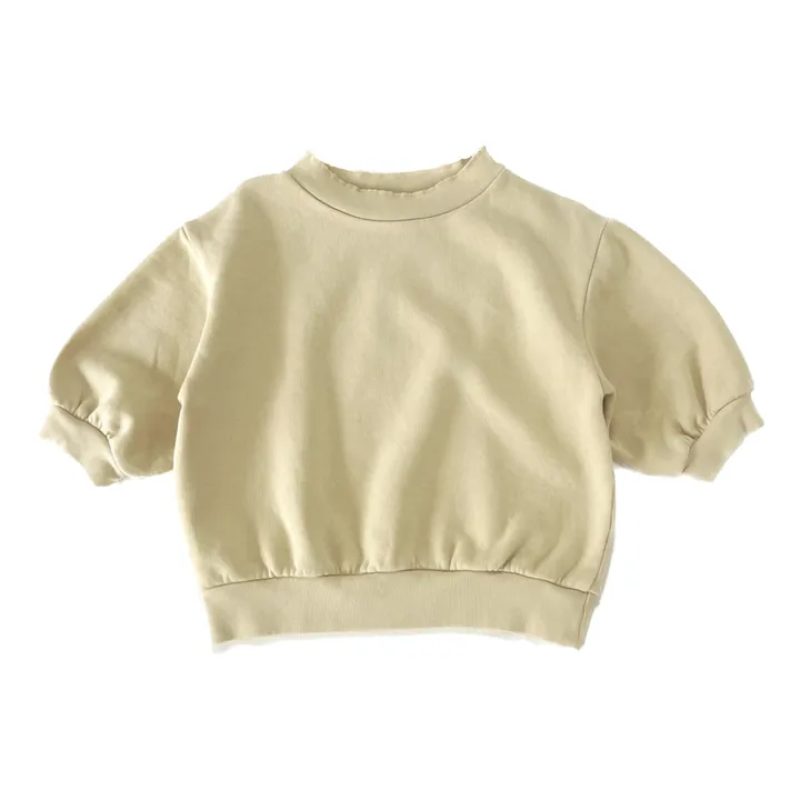 Longlivethequeen Sweat Boxy | Jaune pâle