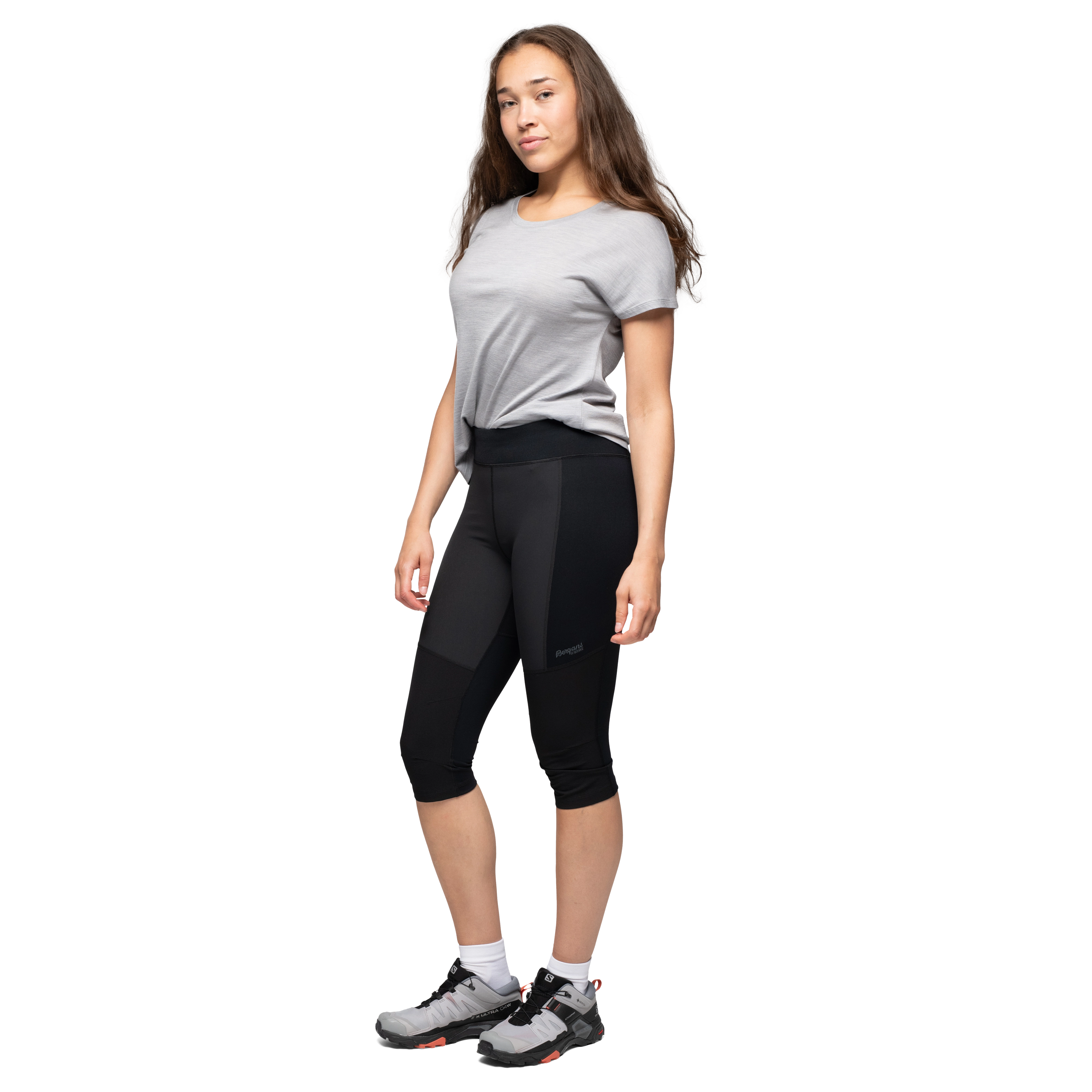 Fløyen ¾ Outdoor Tights Women Black