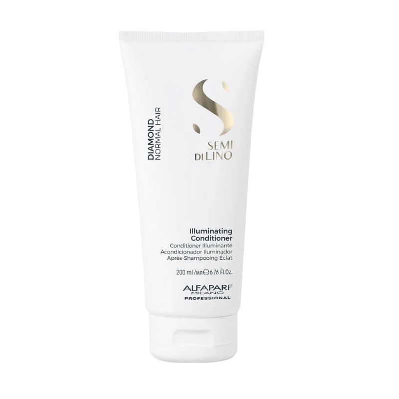Après-Shampooing délicat Diamond révelateur d'éclat Semi Di Lino 200ml