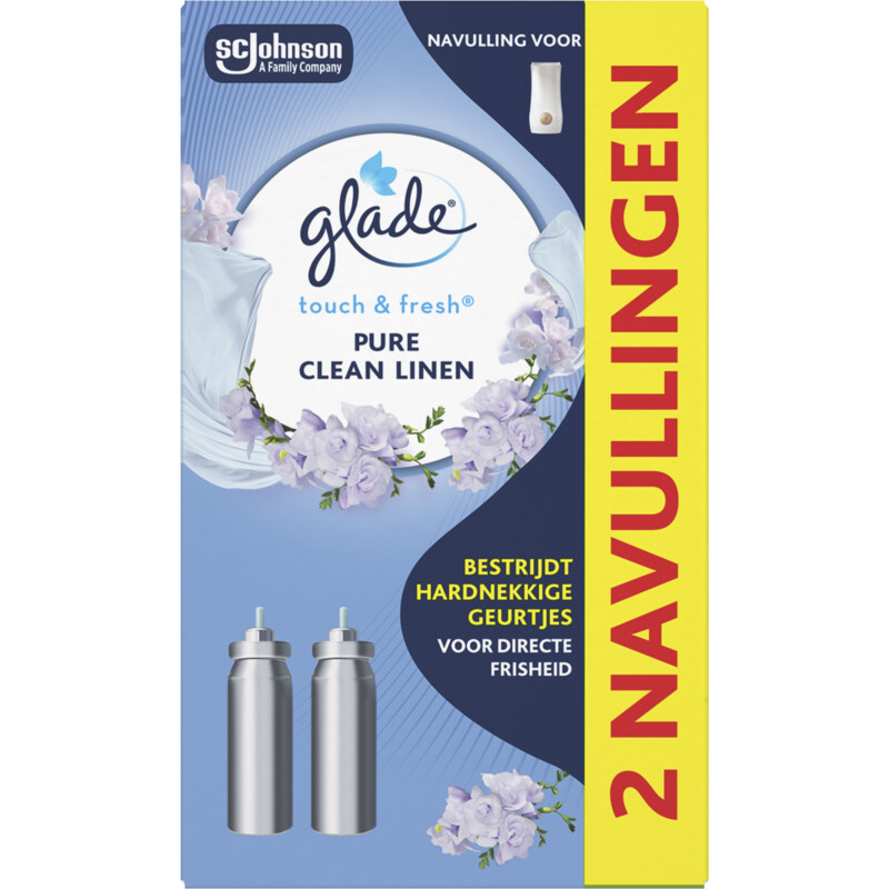 Glade Touch & fresh pure clean linen navulling