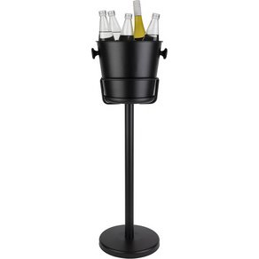 Support pour seau à vin/champagne, 730 mm, noir