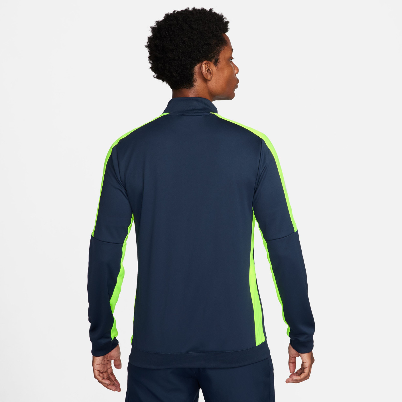 Nike Dri-FIT Academy 23 Trainingsjack Full-Zip Donkerblauw Geel Wit