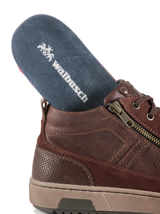 Kalbleder-Schnürer High Top