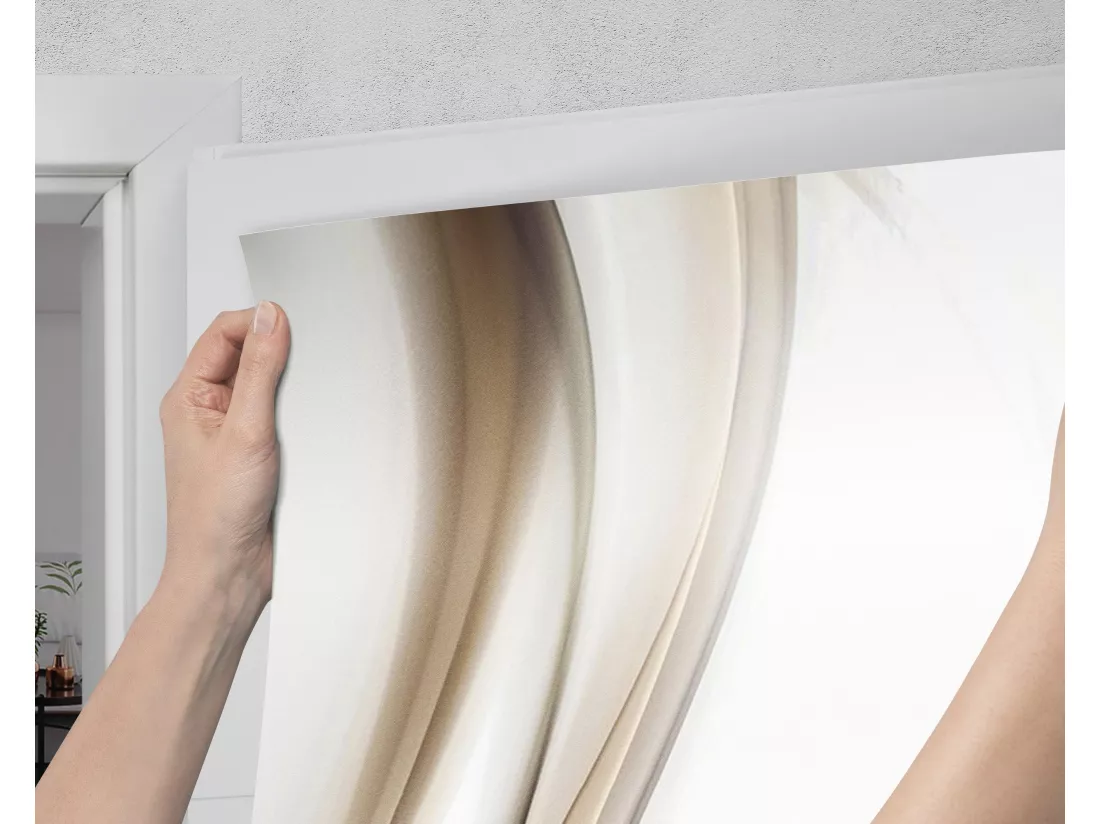 Papier peint photo pour portes intérieures - Vagues éthérées 95x205 cm