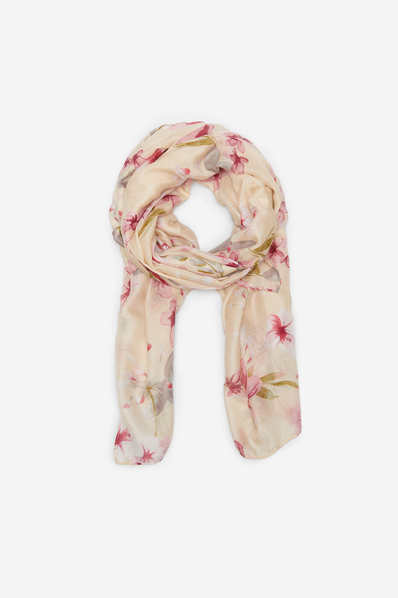 Lenço floral - Estampa roxa