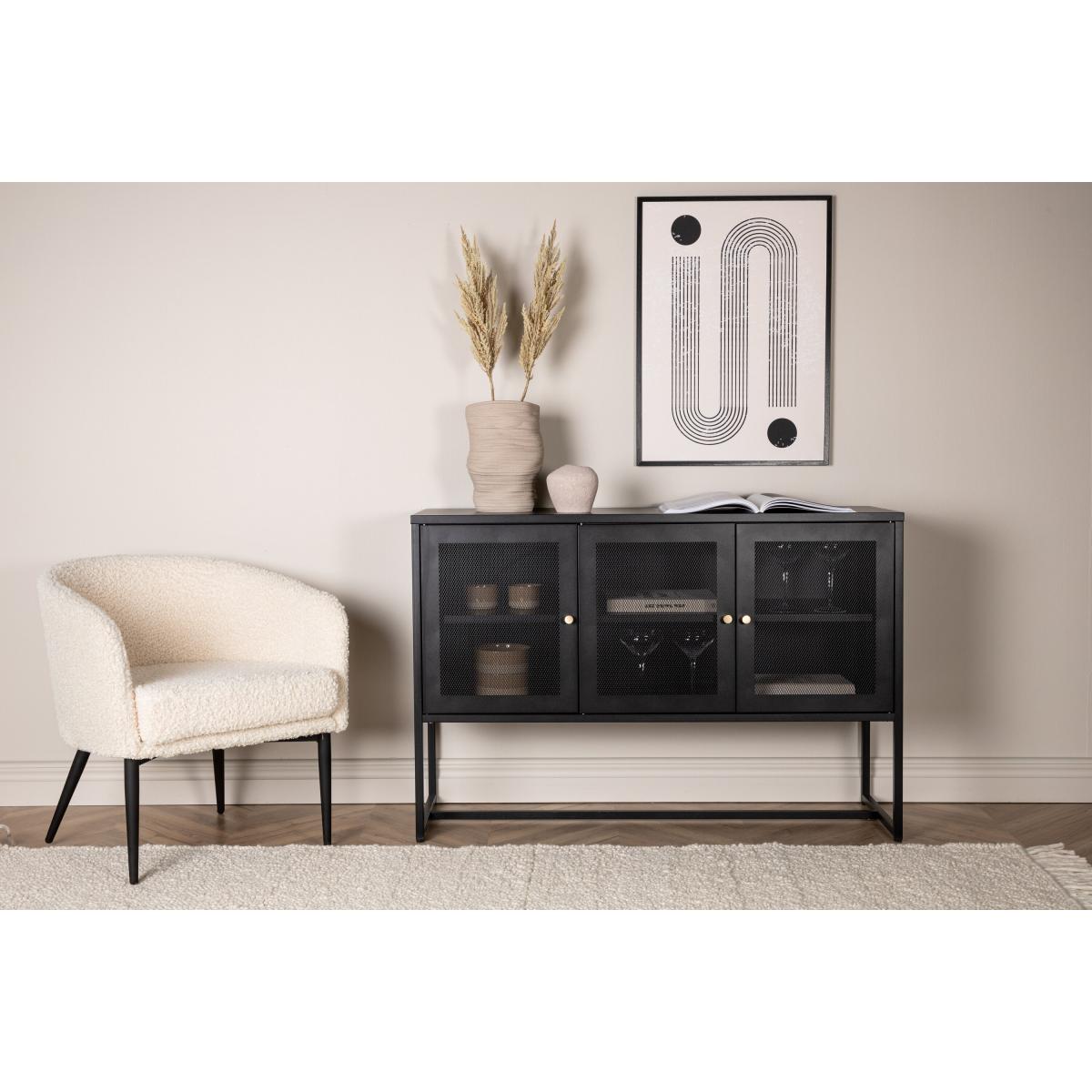 Svea - Pavlo dressoir - 120 cm - zwart