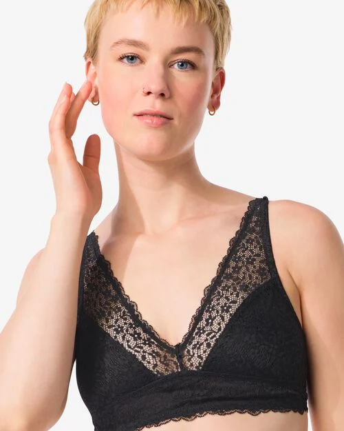 brassière en dentelle noir