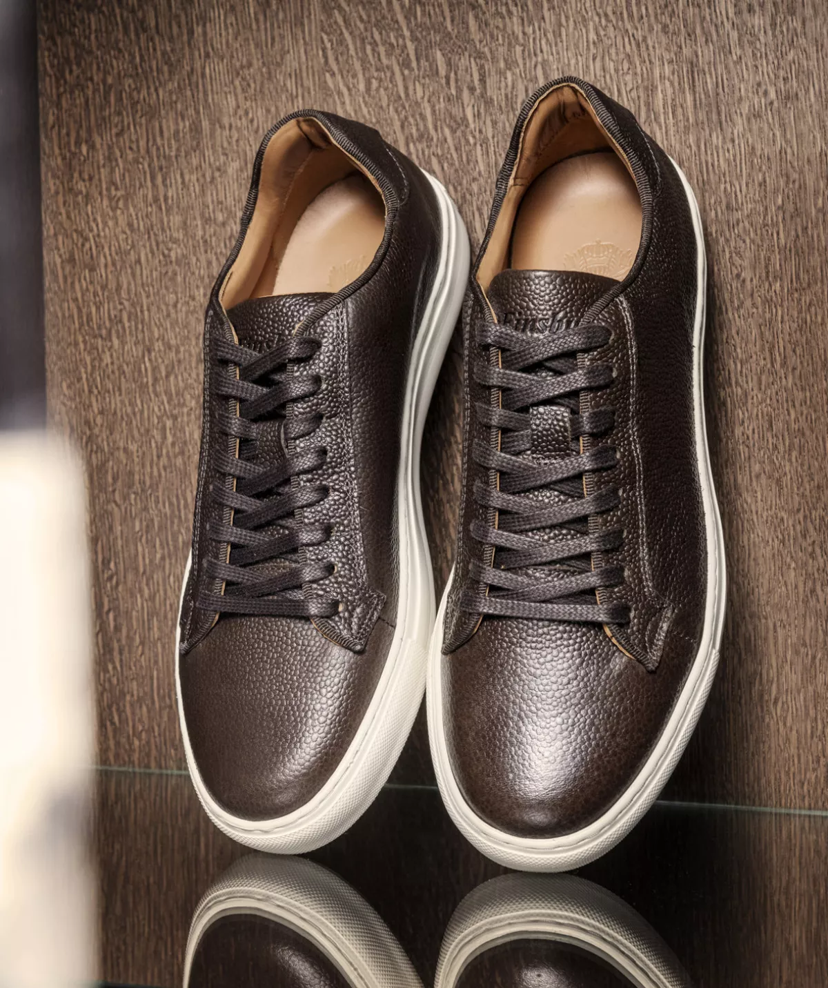 Sneakers AUSTIN Grainé Marron