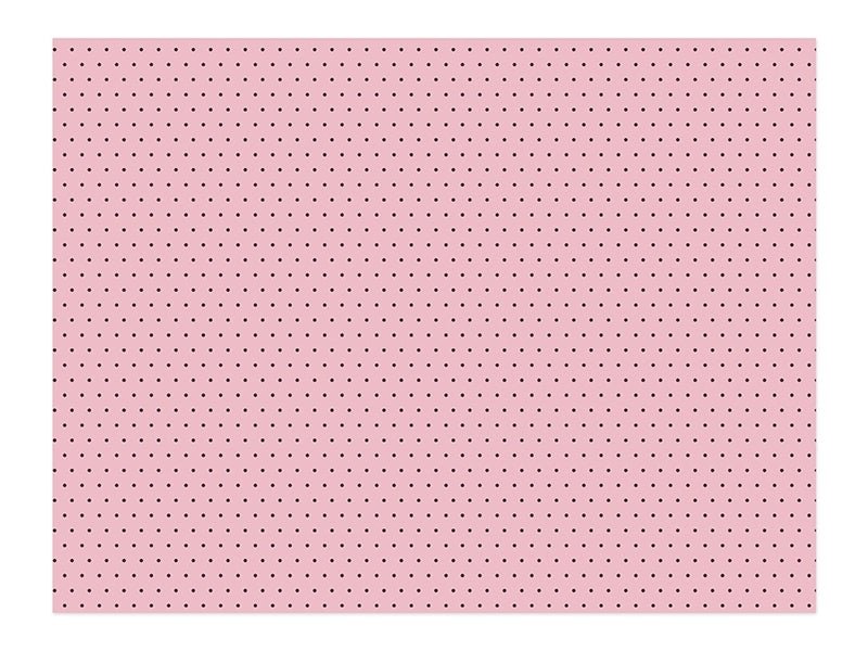 Placemats Roze Zwart 40cm 6st