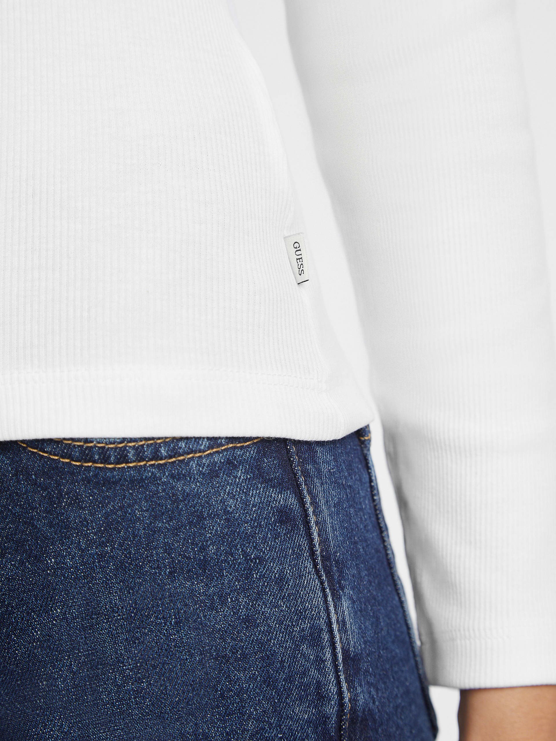 Camiseta Slim Rib-Knit Star