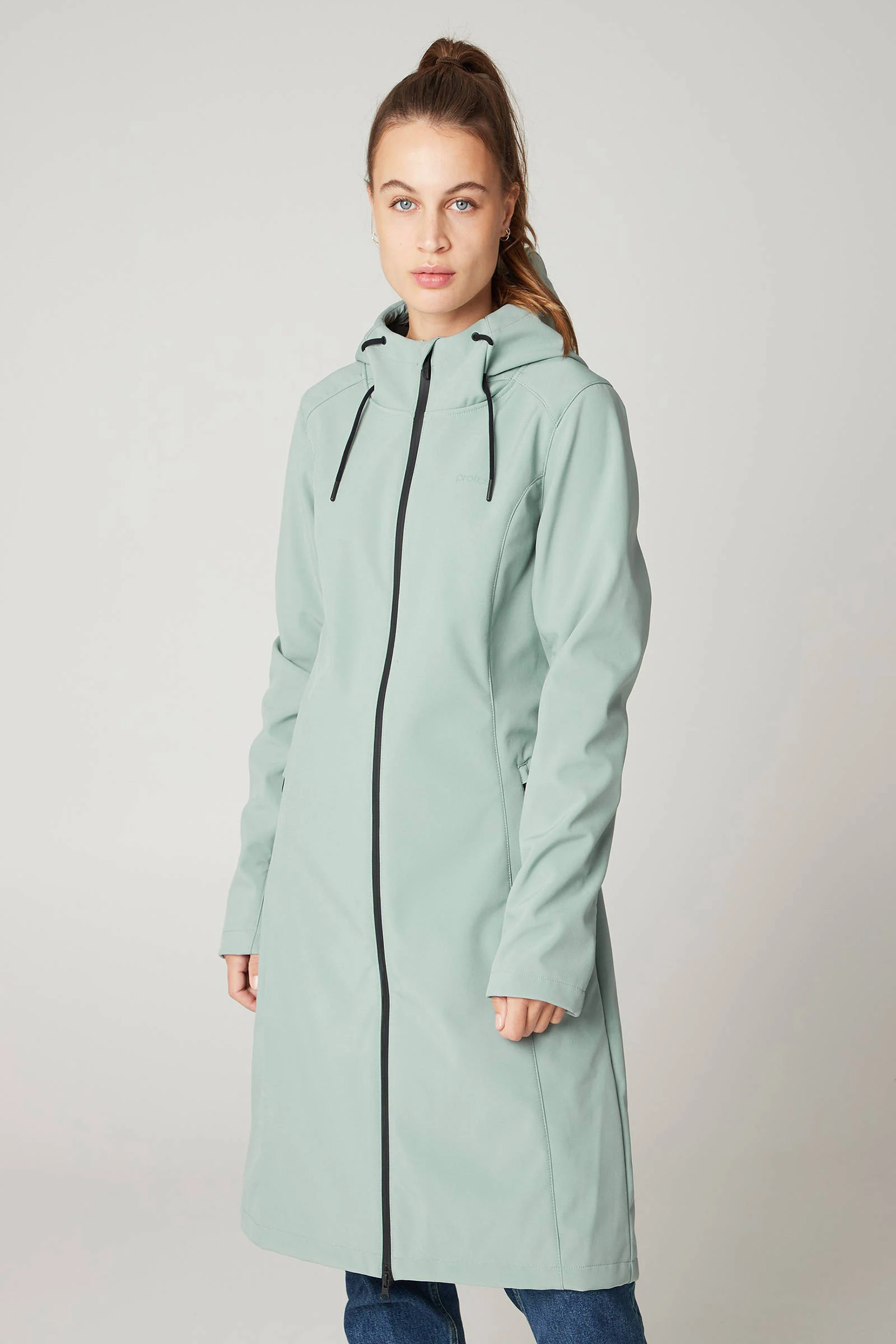 Protest softshell jas Eris mintgroen