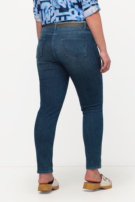 Jeans Sarah, schmales Bein, Elastikbund, 5-Pocket-Form