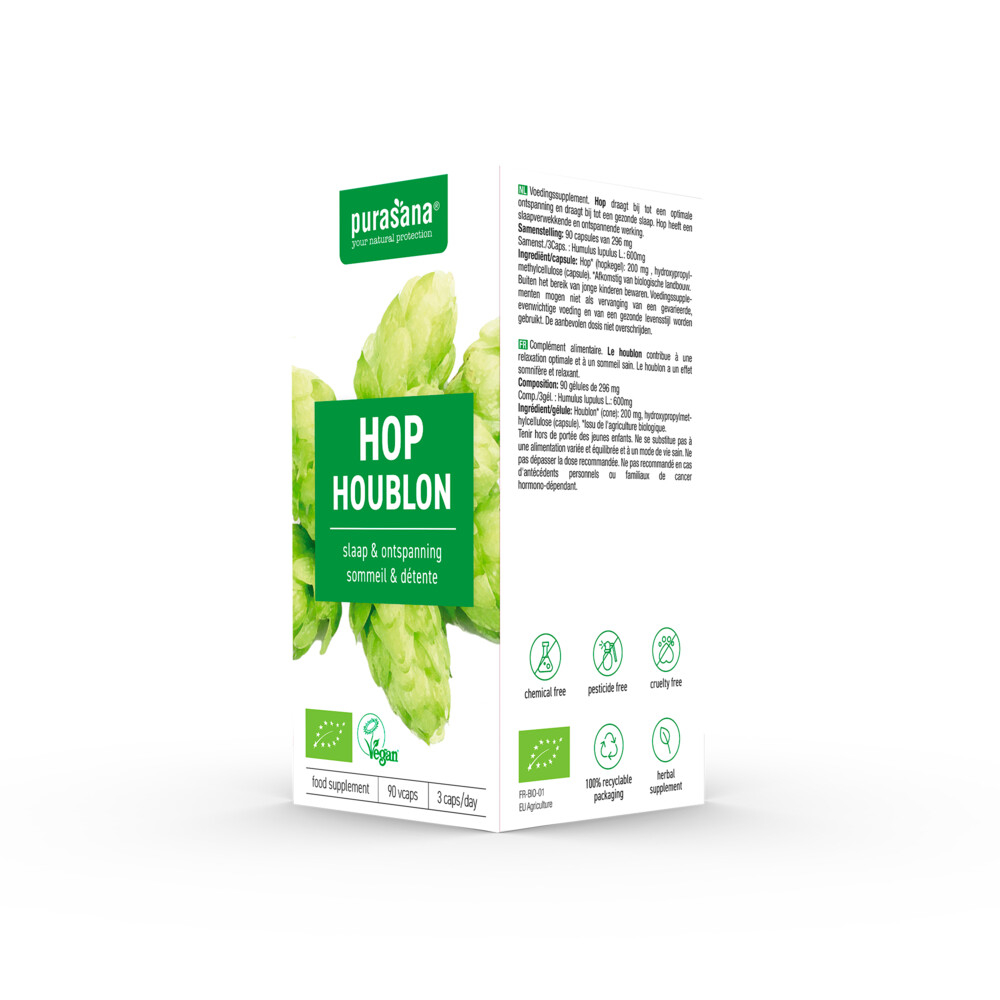 2x Purasana Hop 200 mg90 Vegacapsules
