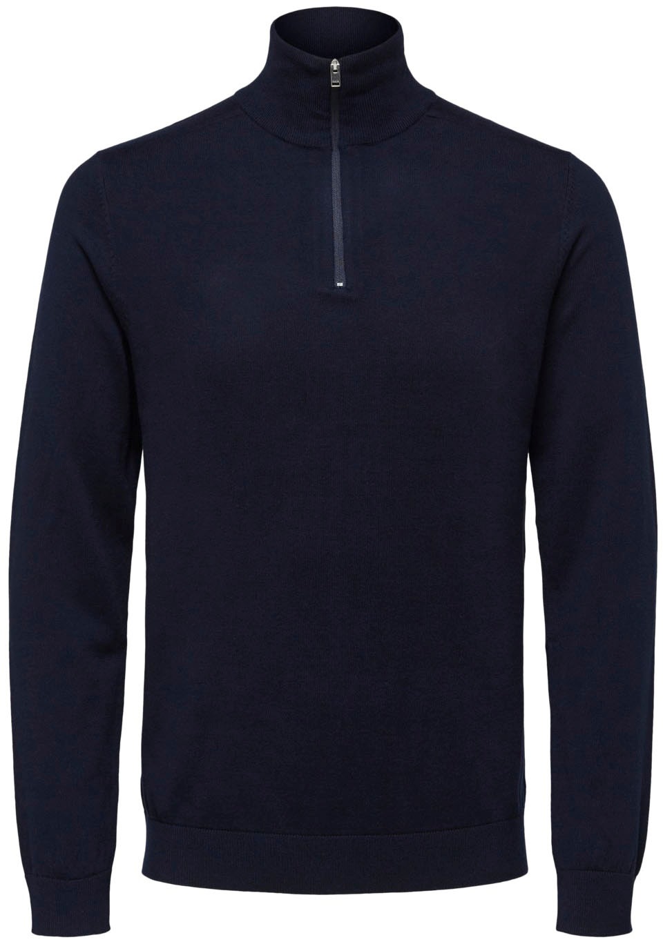 SELECTED Troyer »SLHBERG HALF ZIP CARDIGAN NOOS« Baumwolle, regular fit