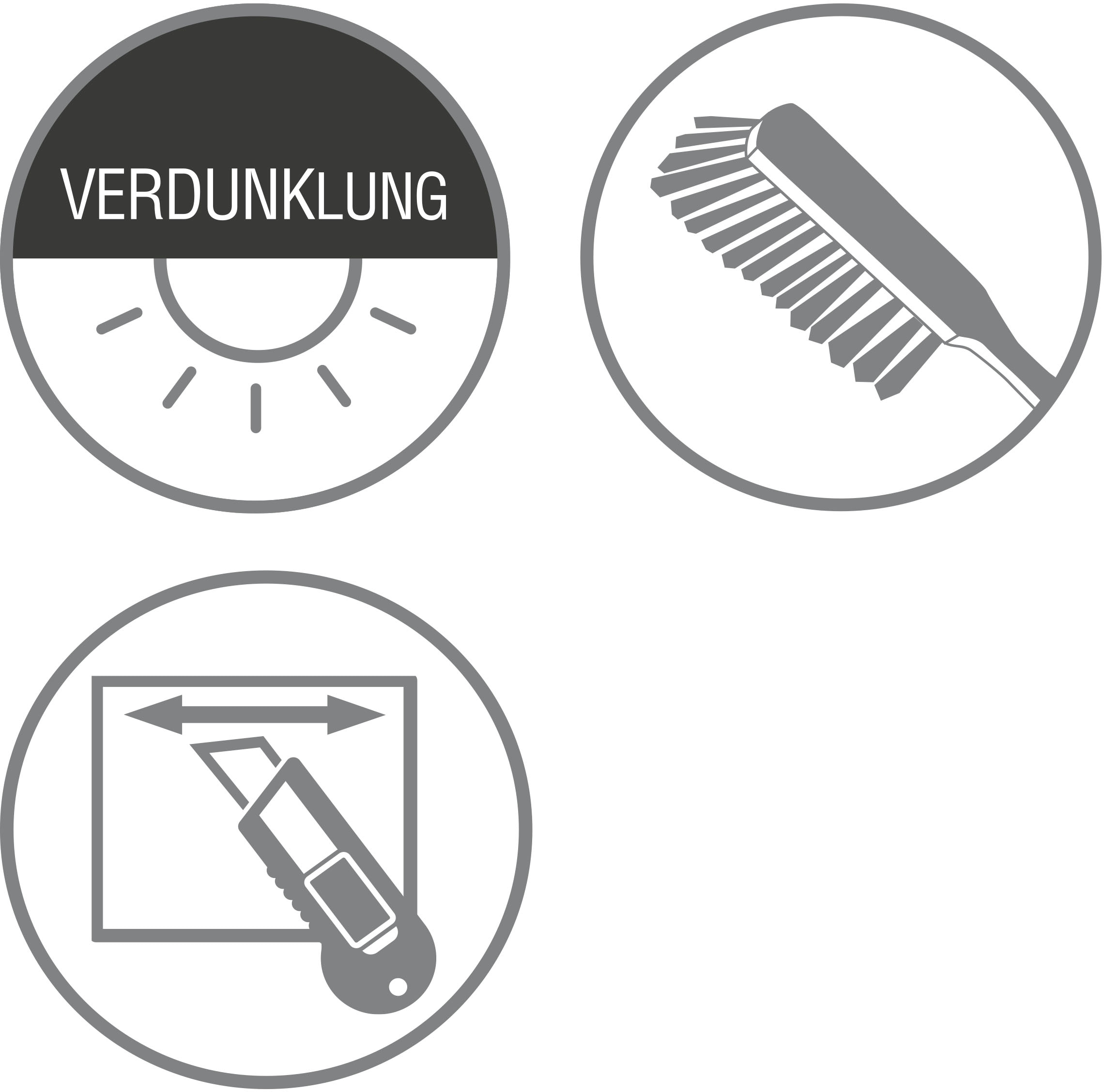 GARDINIA Seitenzugrollo »Uni-Rollo Verdunkelung« verdunkelnd Sichtschutz | Verdunkelung mit Bohren freihängend Abschlussprofil in weiss