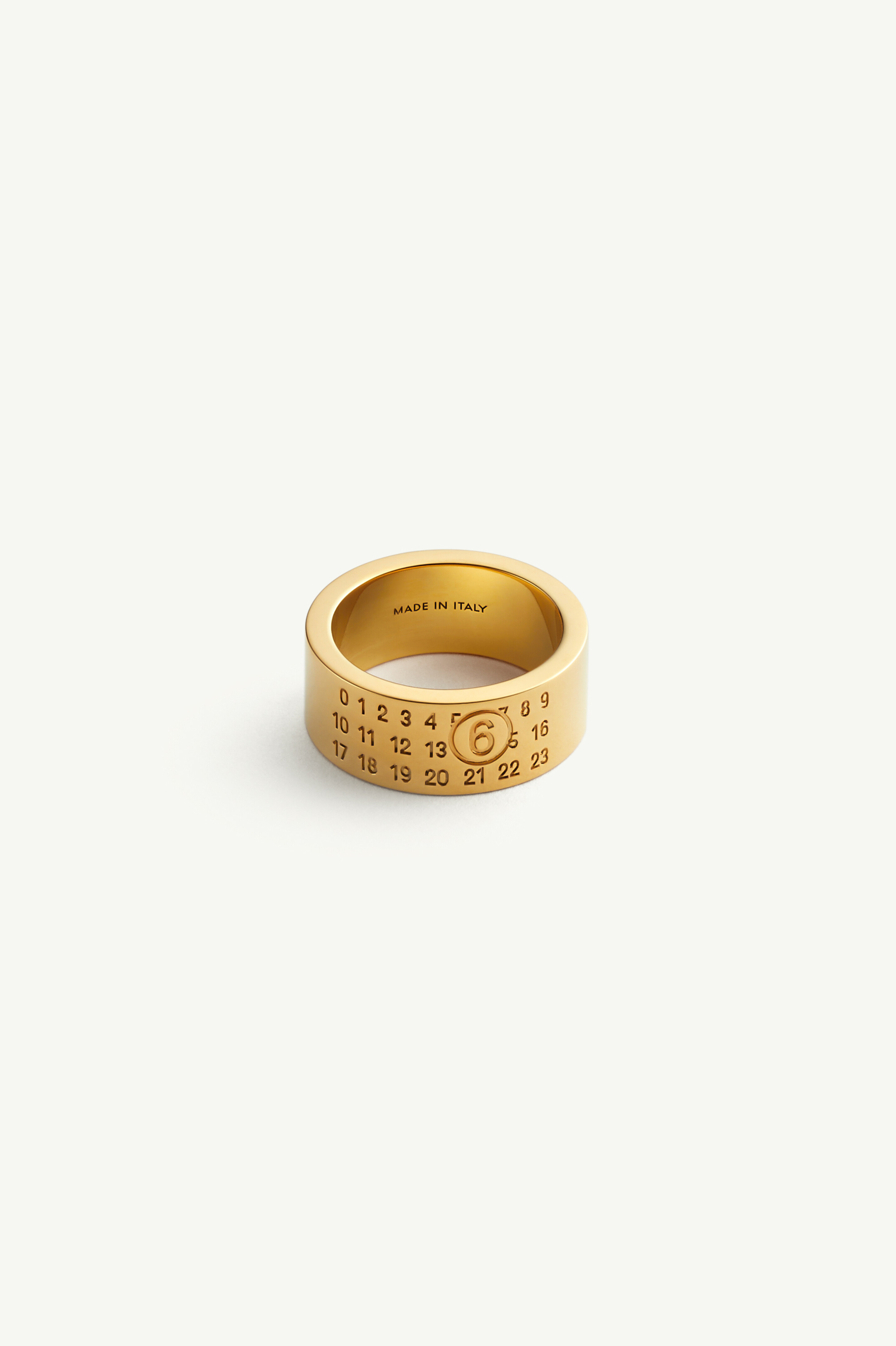 Bague numeric minimal signature Or jaune