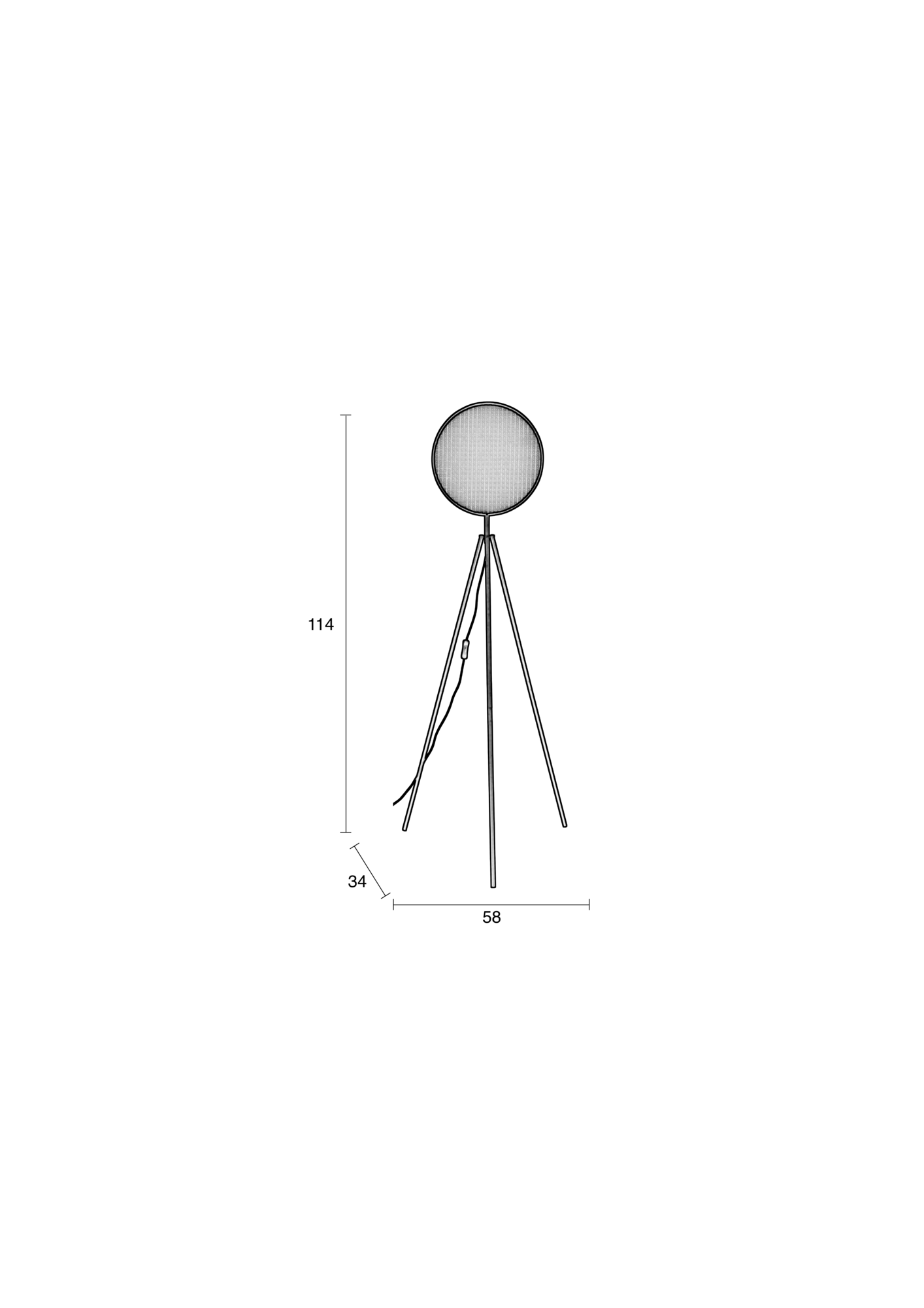 Zuiver vloerlamp Sien Zuiver Sien vloerlamp