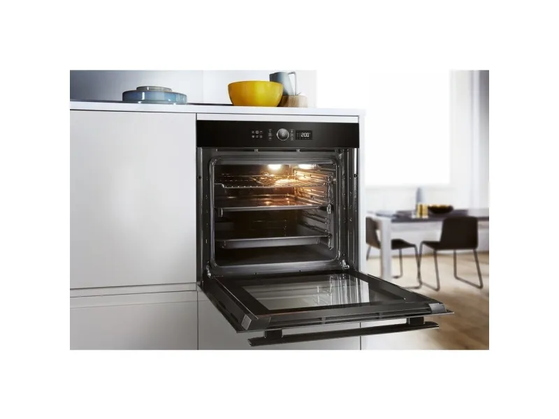 Whirlpool AKZ 6230 NB - Ovn - til indbygning - niche - bredde: 56 cm - dybde: 55 cm - højde: 60 cm - med selv-rengøring - Klasse A  - sort