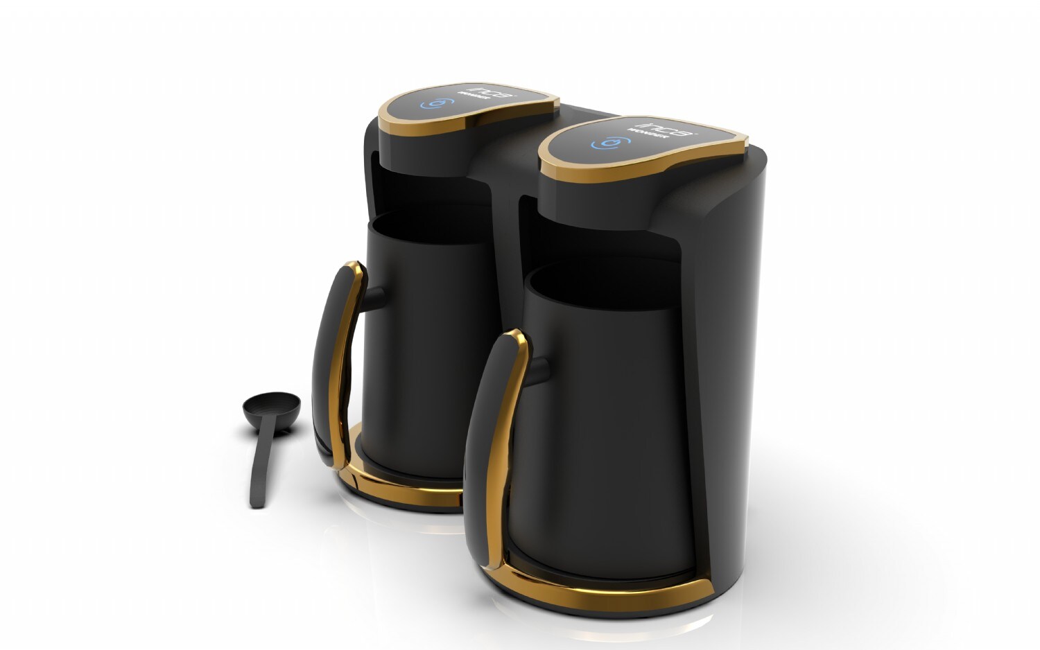 Turkische Kaffeemaschine Duo Wonder Serie IKM-02 Mokka