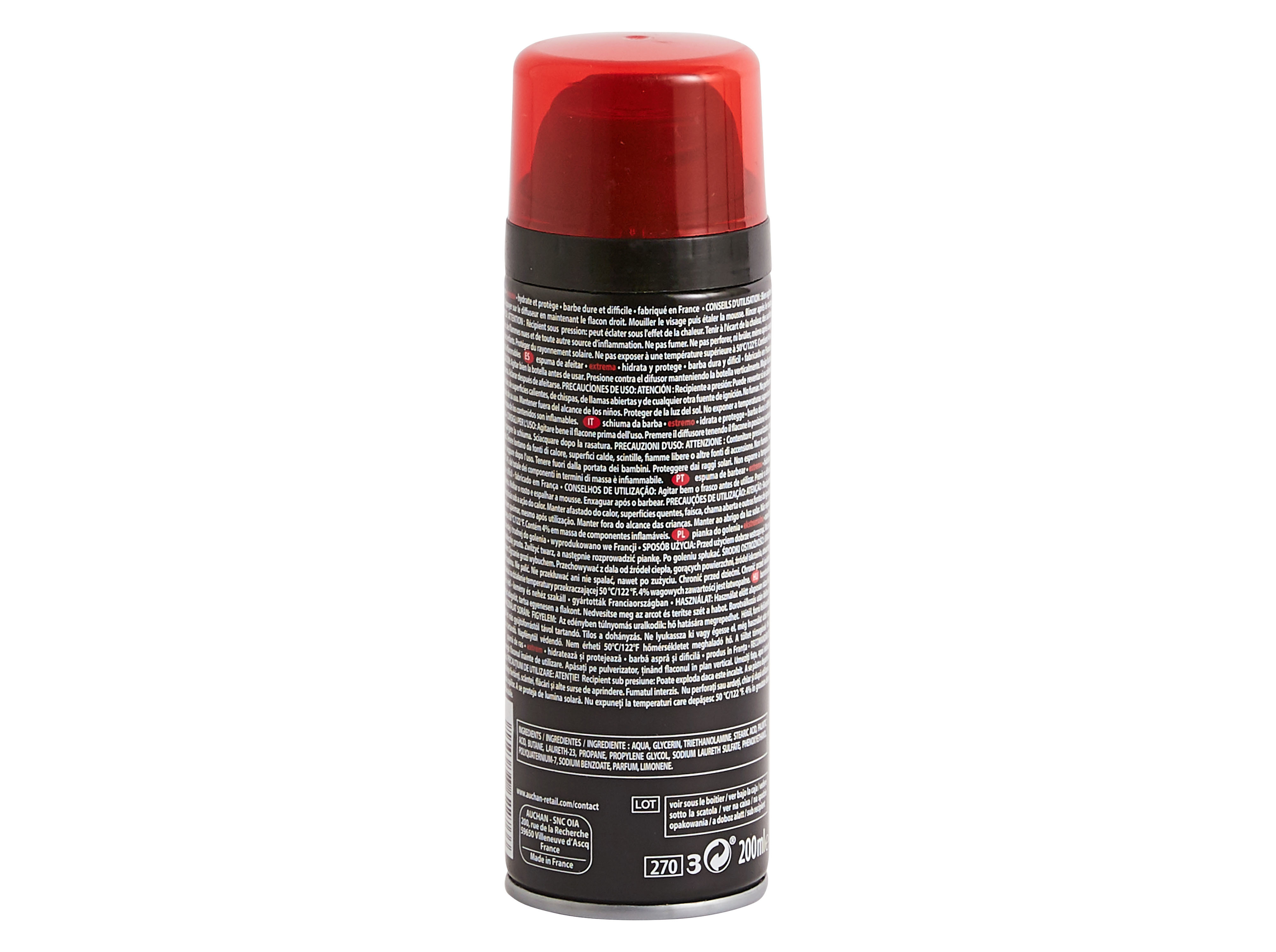 ESPUMA COSMIA MEN BARBEAR BARBA DIFÍCIL 200ML