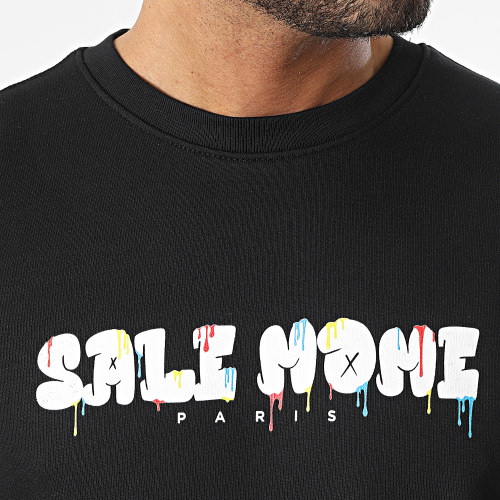 Sweat Crewneck Gorille Paint Noir