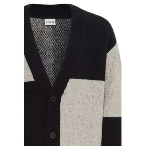 Solid Manning Cardigan, True Black, M