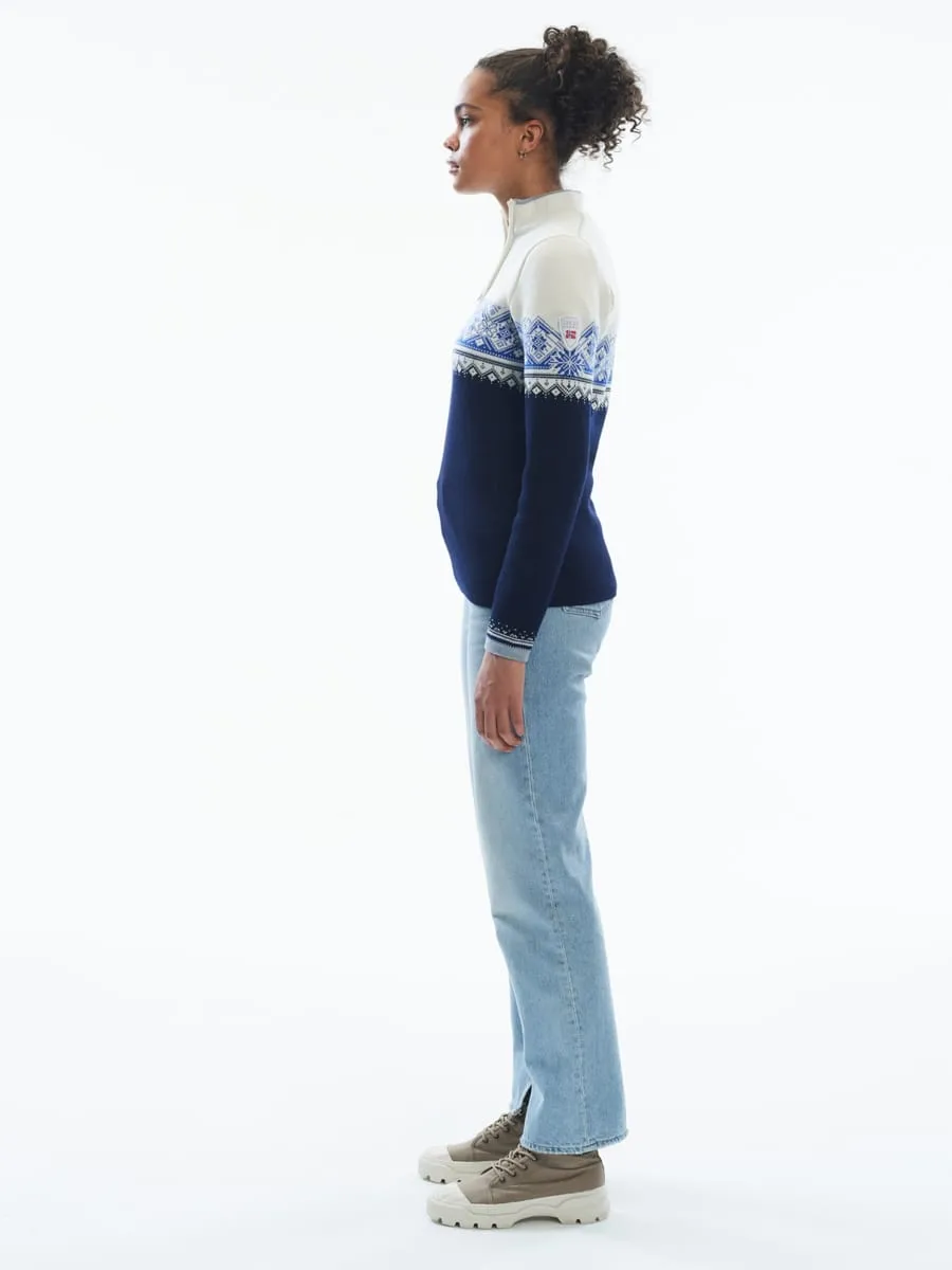 Dale of Norway Women's Moritz Sweater Navy White Ultramarine