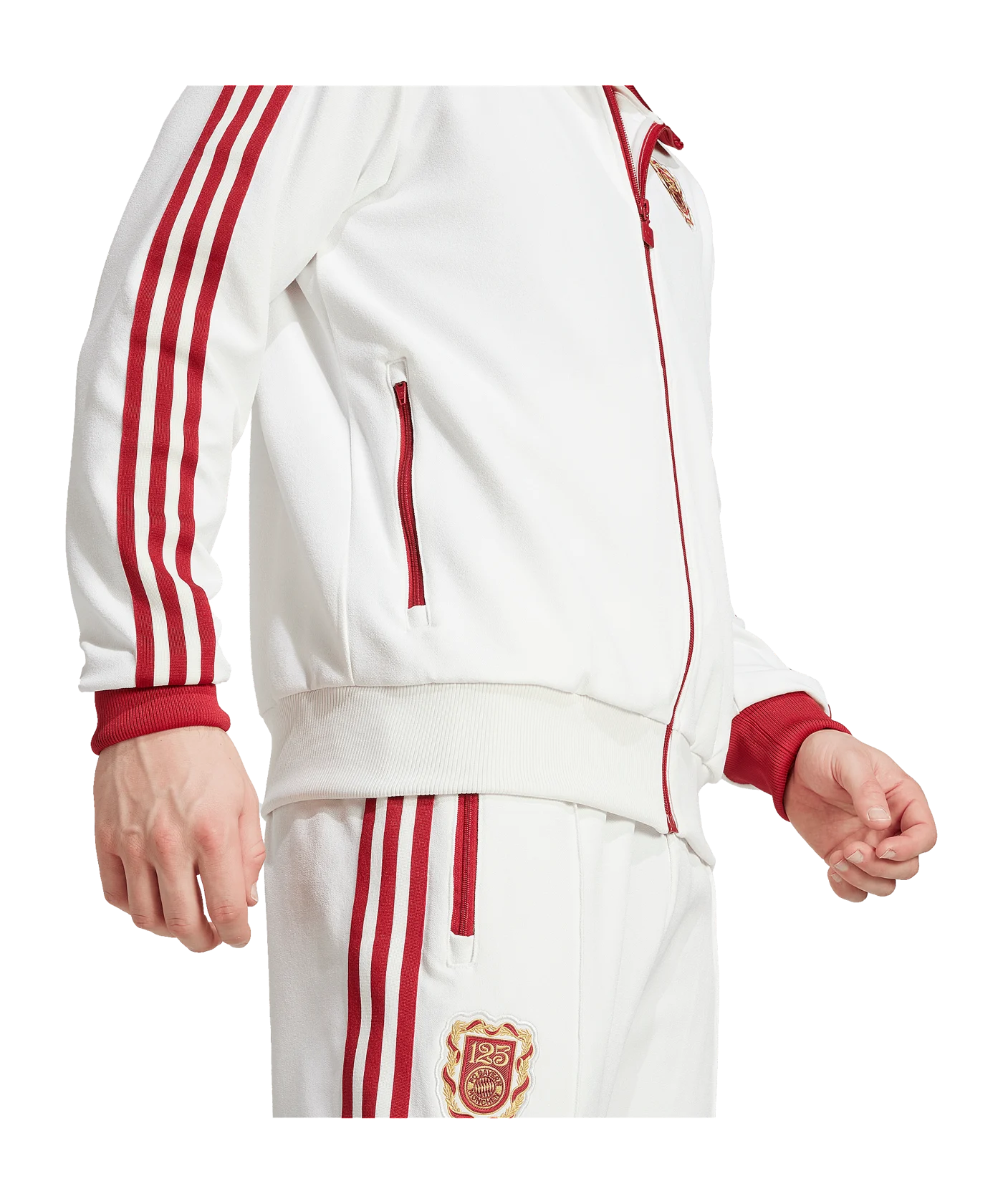 adidas Originals FC Bayern München 125th Anniversary Trainingsjacke Weiss