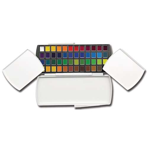 MIJELLO Mission Gold Aquarellkasten mit 1/2 Näpfchen
