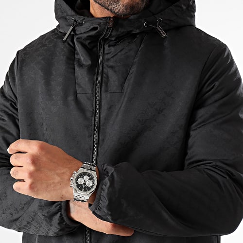Veste Zippée Capuche 8N1BN4 Noir