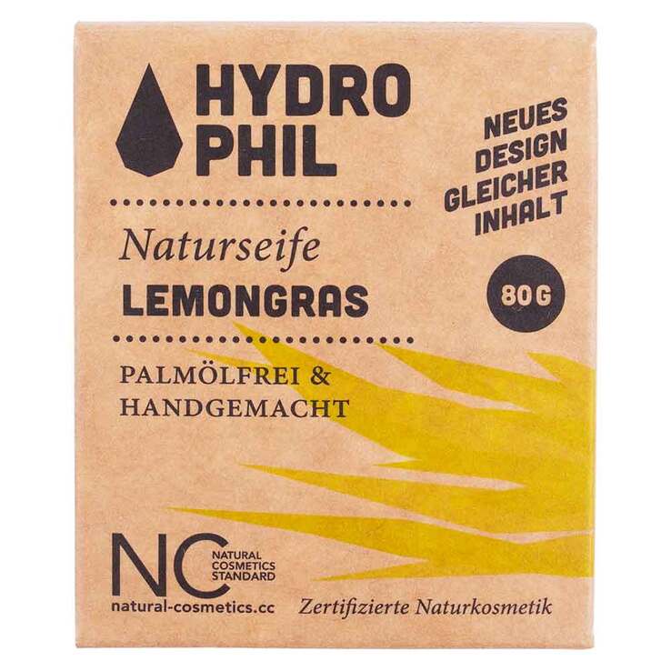 Lemongras Naturseife Hydrophil, 80 g