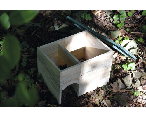 Egelhuis met sluisdeur, weerbestendig, 34,5x24x27 cm