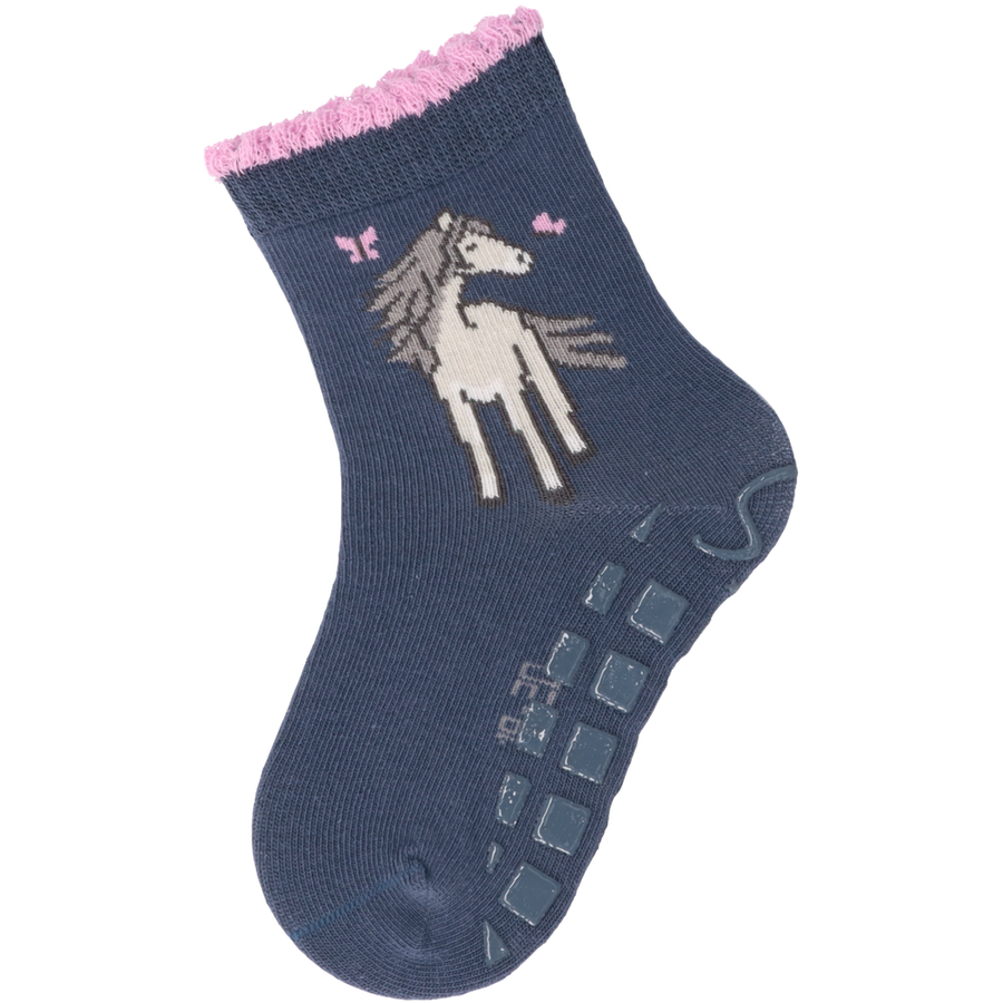 Sterntaler ABS-Socken DP Pferd blau