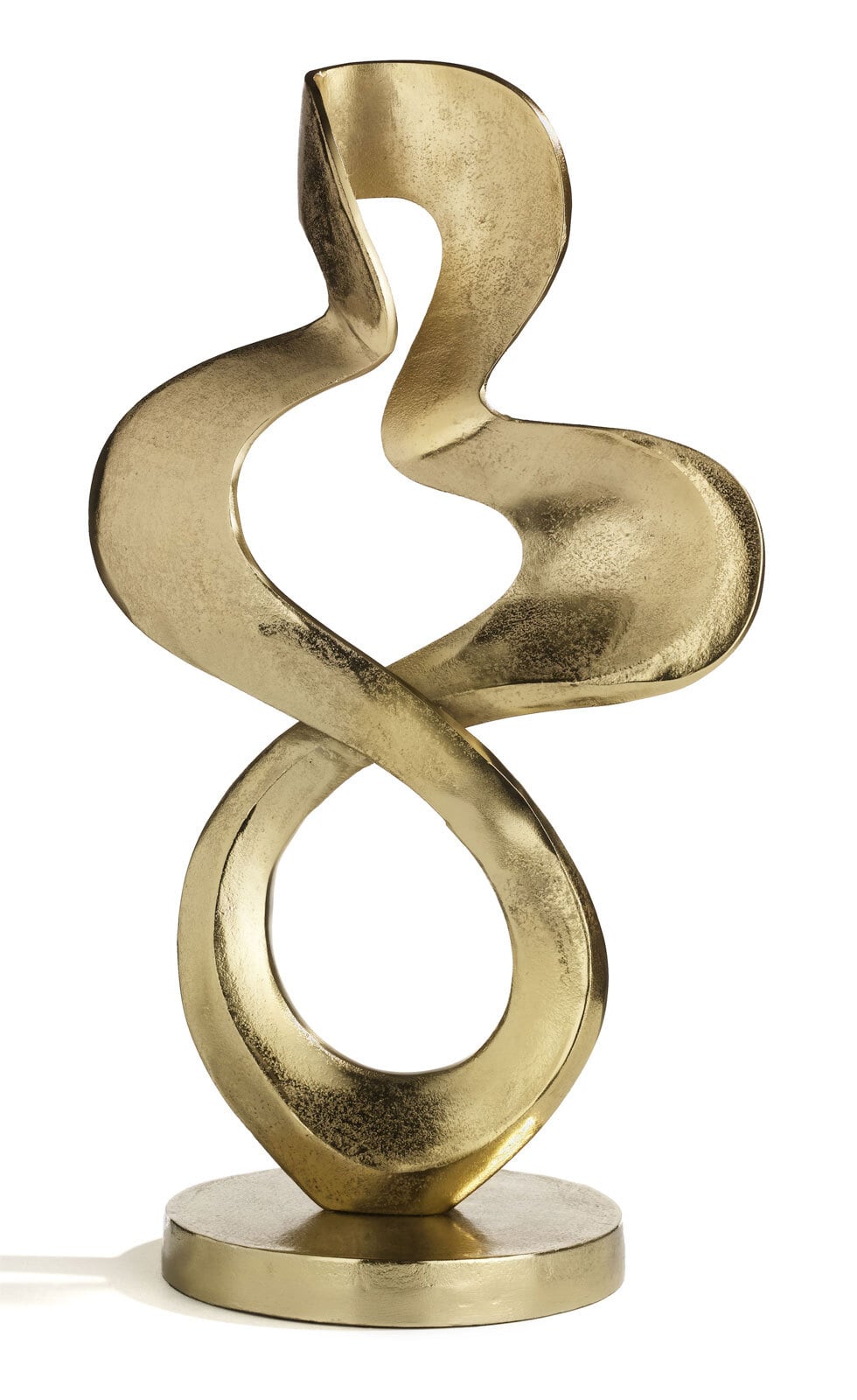 casaNOVA Deko Objekt Skulptur 65 cm goldfarbig