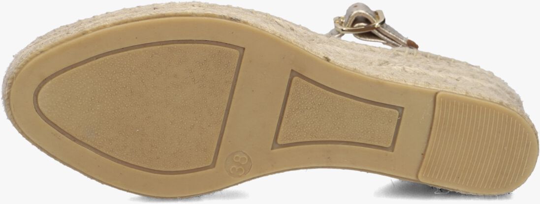 goudkleurig ayana espadrilles yu689
